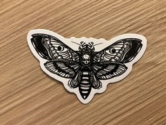 Motorcycle Sticker for Helmets or toolbox #3,176 butterfly