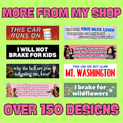 I’m A Slut For A Book And A Nice Cup Of Tea Bumper Sticker / Soft Girl Aesthetic