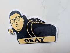 4″ Okey Kid Car Sticker Weatherproof Vinyl High Quality UV Scratch Resistant