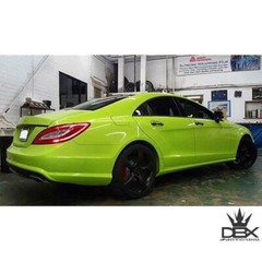 Avery Dennison SW900 Supreme Gloss Lime Green Vinyl Car Wrap Film | 731-O