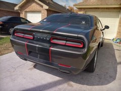 FITS Dodge Challenger 08-14 Racing Stripes Graphic Vinyl Decal 36 FT +Pinstripe