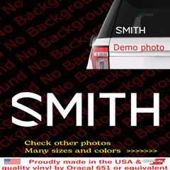 Smith Optics Vinyl Die Cut Decal Sticker Snowboard Ski Winter Sports FY124