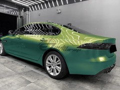 ESSMO PET Galaxy Dust Gloss Emerald Green Auto Car Vinyl Wrap Decal Sticker