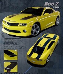 2010-2013 Camaro Rally Racing TRANSFORMERS 3 BEE Stripes 3M Cast Vinyl Graphics
