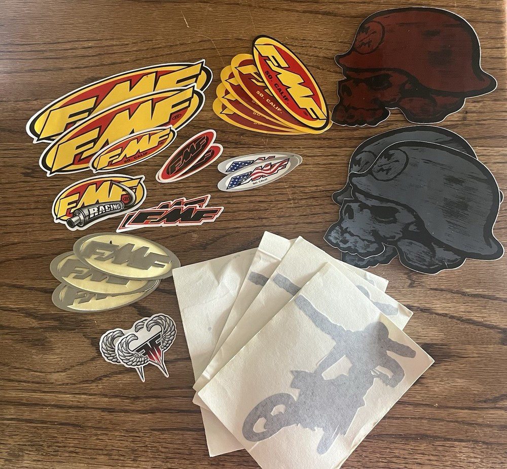 27 PCS FMF and METAL MULISHA MIXED LOT/stickers