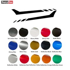 Car Rocker Panel Side Stripes Stickers Vinyl Decal for Ford Mustang Mach-E