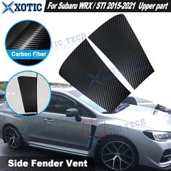 2Pcs Side Fender Upper Air Flow Vent KK Vinyl Decal Left & Right For Subaru WRX