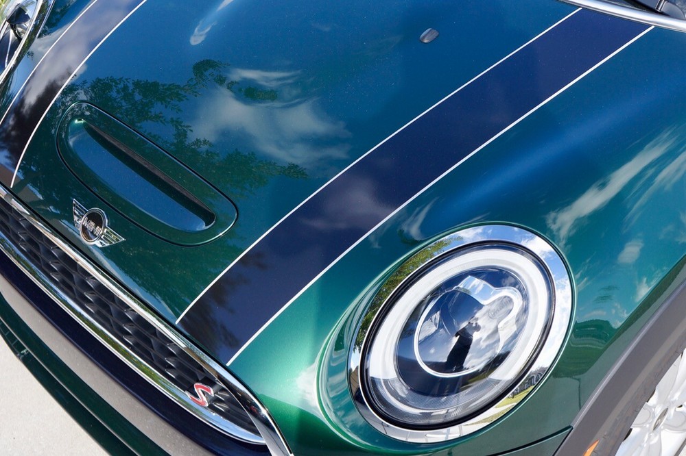 Black with Silver Hood Stripes for Mini Cooper & S F56 2014 – 2024 Exact Fit