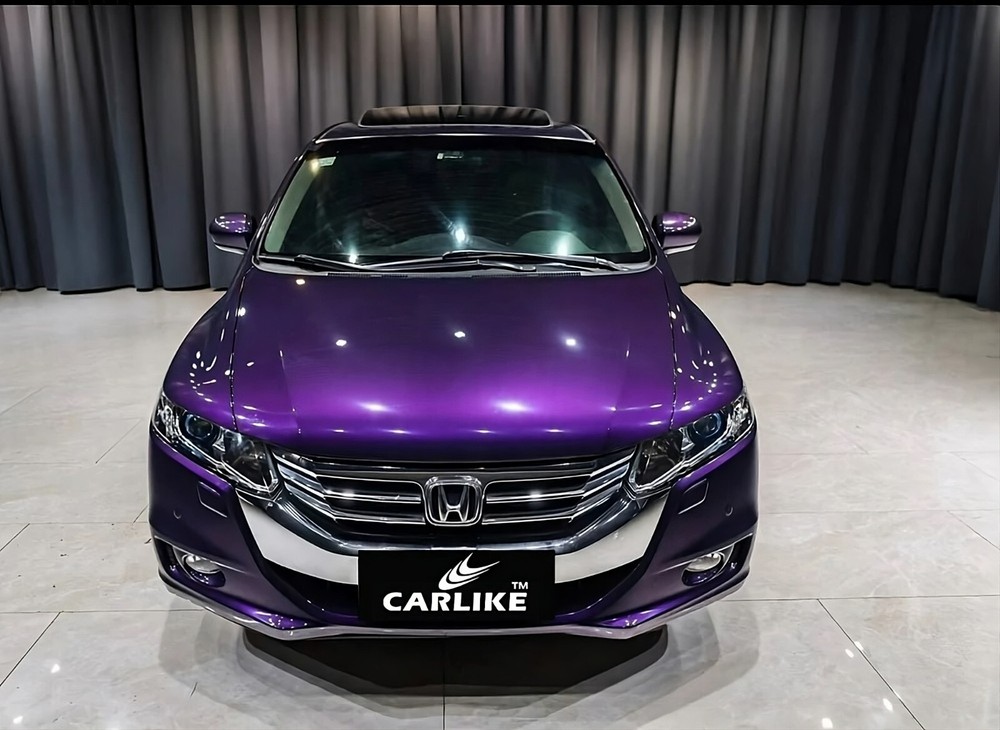 5x56FT Paint Metallic Midnight Purple Wrap- Premium Quality Glossy Car Film Wrap