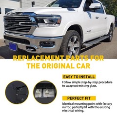 1/2Set For Ram 1500 2500 Dodge Mirror Passenger Glass Driver Left Right Side EKK