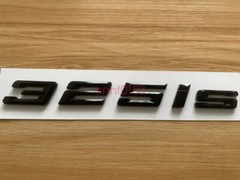 Gloss Black 3D ABS Letters Trunk 325is Emblem Rear Badge for BMW 2017-2022 325is