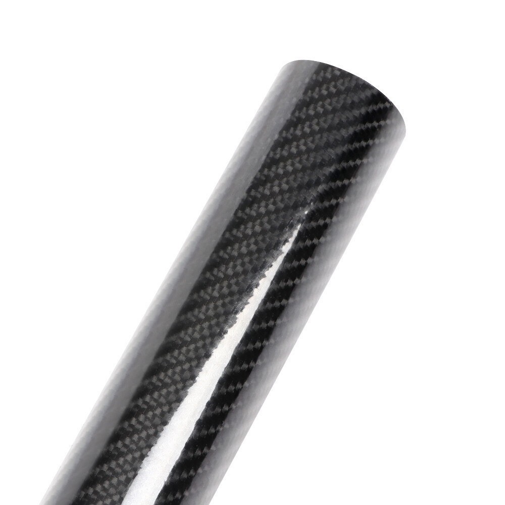 High Glossy 6D Carbon Fiber Vinyl Wrap Film Automobiles Car Sticker Decals US