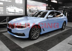 Gloss Metallic Frosted Blue Candy Decal Car Vinyl Wrap Film Stick Sheet Sparkle