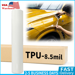 12″x60″ TPU PPF Clear Paint Protection Vinyl Film Wrap Gloss Car Scratch 1ftx5ft