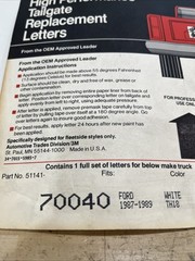 3M Scotchcal Replacement Letters 70040
