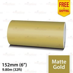 6″ 152mm PinStriping Pin Stripe Tape Body Styling Decal Vinyl Sticker MATTE GOLD