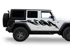 Decal For Jeep Wrangler JK JL Rubicon Sahara Willys Sport graphics design 2023