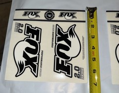 FOX RACING SHOCKS SHOX SUSPENSION 2.0 PERFORMANCE SERIES GENUINE DECALS STICKER