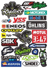 Motocross Decal MX Racing Stickers Kit Car ATV Helmet Dirt Bike Wheel Vinyl Deco