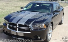10″ Plain Rally stripes Stripe Graphics FIT 11 12 15 17 18 2019 Dodge Charger