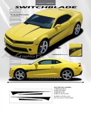 SWITCHBLADE Hood Side Spears Vinyl Decals Stripes 3M Vinyl 2015 2016 2017 Camaro