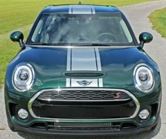 Hood S-TYPE Stripes Fits: 2016 2017 2018 Mini Cooper Graphics Kit CLUBMAN Decals