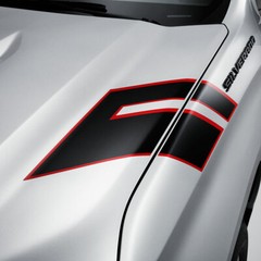 2019 Chevrolet Next Gen Silverado Fender Hash Mark Decals 84426011 Black w/ Red