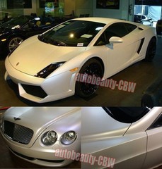 50FT x 5FT Matte Satin Pearl White Vinyl For Whole Car Wrap Film Graphics Decal