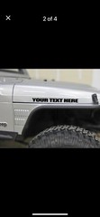 Customized Vinyl Decals For Helmets , Motorcycles Die-cut 9”