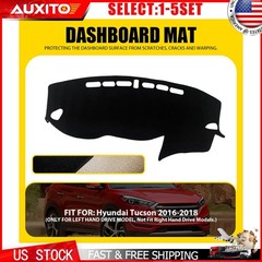 For Hyundai Tucson 16-18 Dash Board Cover Mat Black Anti Slip Protector Pad 1-5X