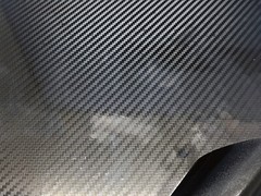Super Gloss 5D Twill-Weave Black Carbon Fiber Vinyl Wrap Air Release Bubble Free