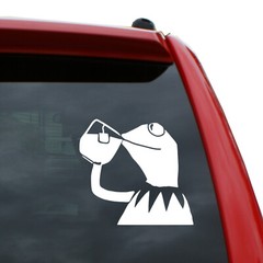 Muppets – Kermit – None of my Business Vinyl Decal | 5″ tall