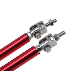 2/4x Universal Adjustable Front Bumper Lips Splitter Strut Rod Tie Support Bar C