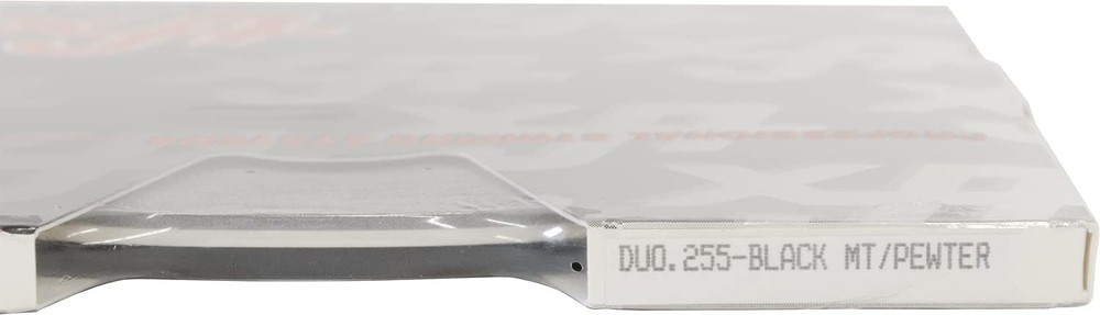 Universal 4/16″ 2-Color Pinstripe (Duo-Tone) 02045255- Black Met/Pewter Metallic