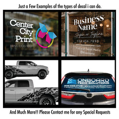 Personalized Logo Decal for Business Custom Sticker for Advertising Anything