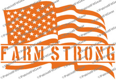 Farm Strong Flag,Heart Of Our Nation,Farming,Agribusiness,Dairy Farm,Vinyl Decal