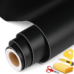 360″ x 60″ Matte Flat Black Vinyl Film Wrap Bubble Free Air Release 30ft x 5ft