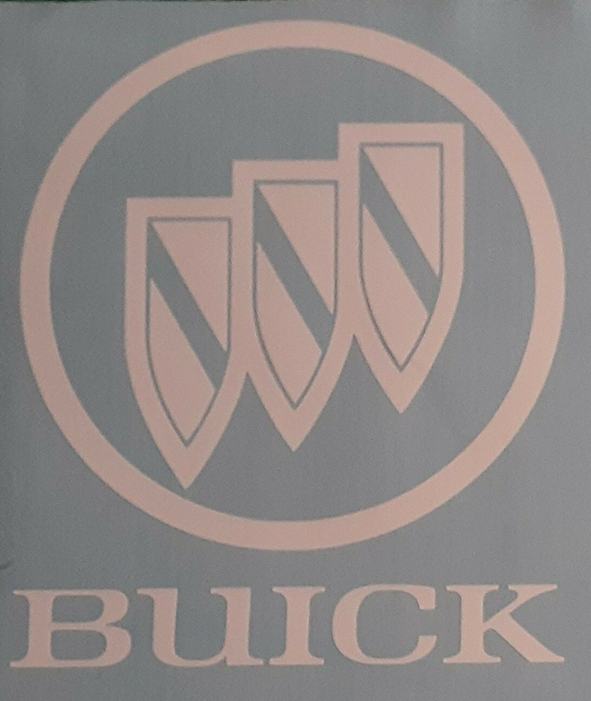 10″ Custom Buick Logo Vinyl Decal Window Sticker For Car Minivan Suv