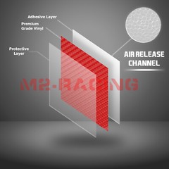 High Gloss Red Glossy Car Vinyl Wrap Sticker Decal Sheet Film DIY Air Release
