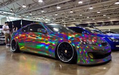 Holographic Glitter Black Rainbow Chrome Car Vinyl Wrap Sticker Decal Sheet