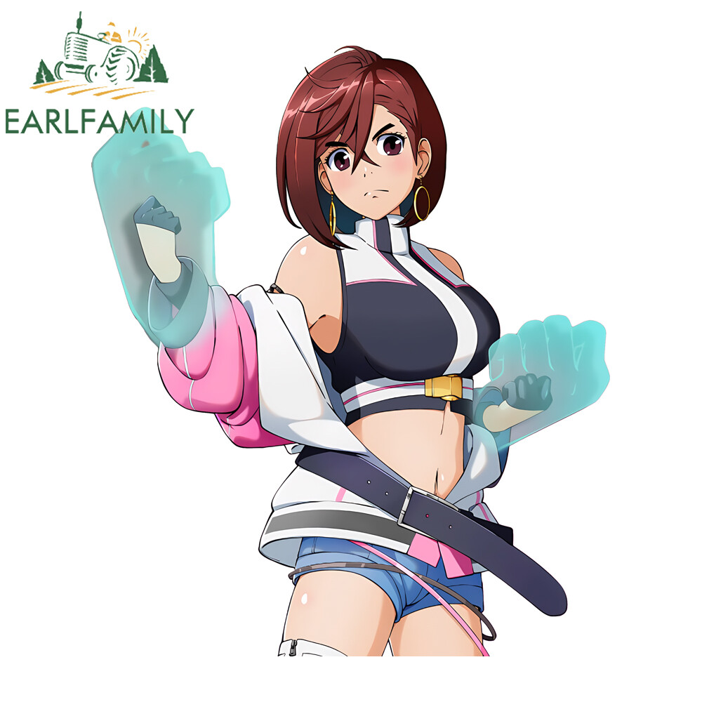EARLFAMILY 5.1″ Cool Momo Ayase Creative Car Stickers Anime Vinyl Trunk Decals