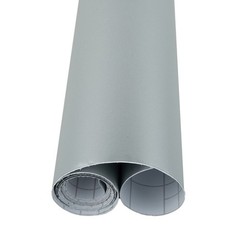 30*150CM Satin Matte Chrome Metallic Silver Vinyl Film Wrap Sticker Bubble