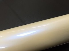 Gloss Pearl Ivory White to Blue Pearlescent Vinyl Car Wrap Film Decal Sheet Roll