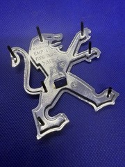 Peugeot 406 Original Logo Badge Emblem Monogram 1852387030 2002-01 New