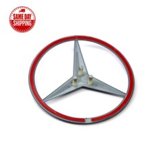 E63S AMG Trunk Star Emblem GLOSS BLACK Rear Badge For Mercedes E350 E43 W213