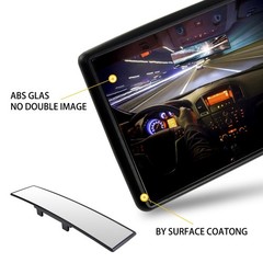 1/2Set Car Universal View Rear 300MM Wide Angle Clear Convex Rearview Mirror Cli