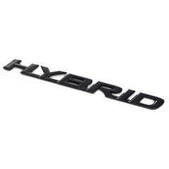 Metal 3D HYBRID Emblem Car Body Fender Side Door Rear Trunk Badge Decal Sticker