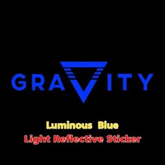 GRAVITY HIGH QUALITY 17/5 INCH PVC INSIDE AND LUMIOUS QUTSIDE DECAL STICKER…..