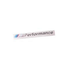 For BMW Metal Stickers MPerformance Emblem Sport Car Interior Sticker 2pcs