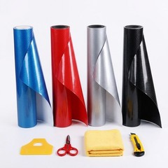7D Premium Super Gloss Carbon Fiber Vinyl Film Wrap Bubble Free Air Release 6D